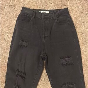 Pacsun Black Distressed Jeans